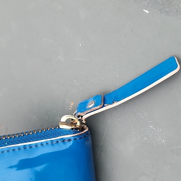 Kate Spade Blue Patent Leather wallet - Picture 11 of 15